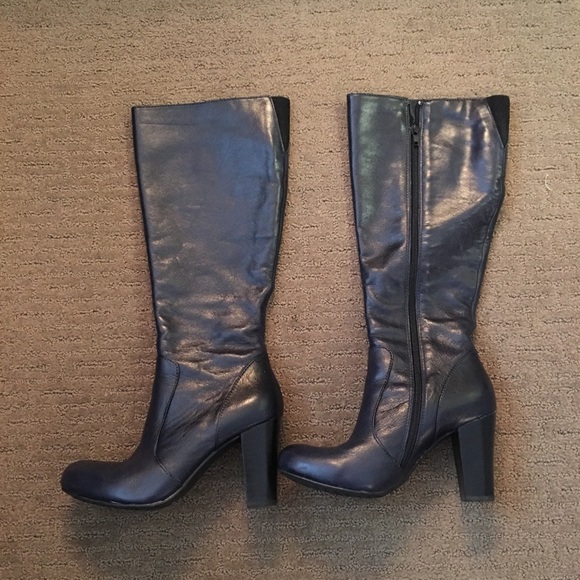 born navy boots